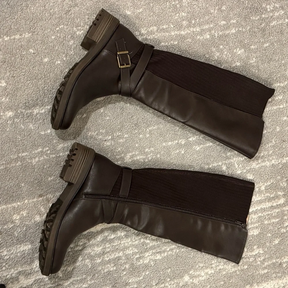 Life Stride Karter Dark Brown Over the Knee Boots